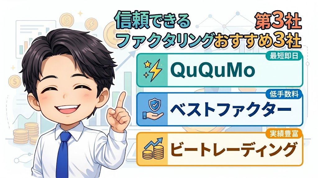 手形割引からファクタリングへ｜信頼できるおすすめ3社