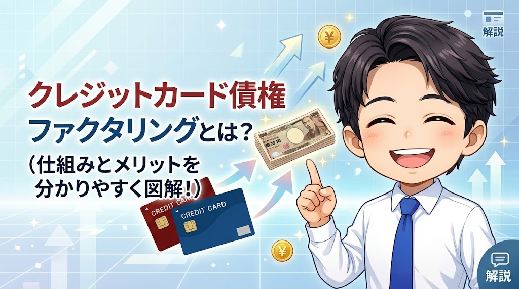 クレジットカード債権ファクタリングとは？仕組みをわかりやすく解説