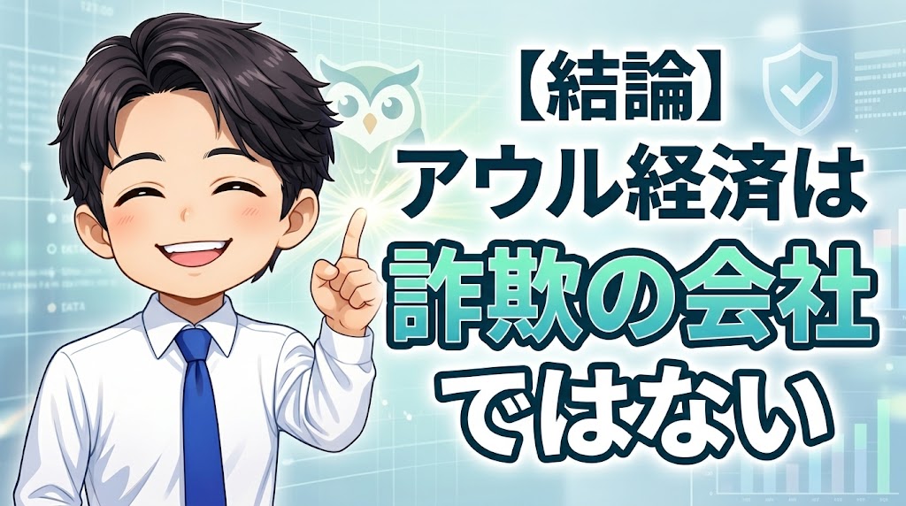 アウル経済は詐欺なのか？結論から言う