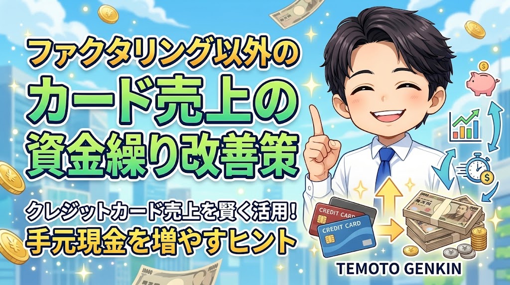 ファクタリング以外のカード売上の資金繰り改善策
