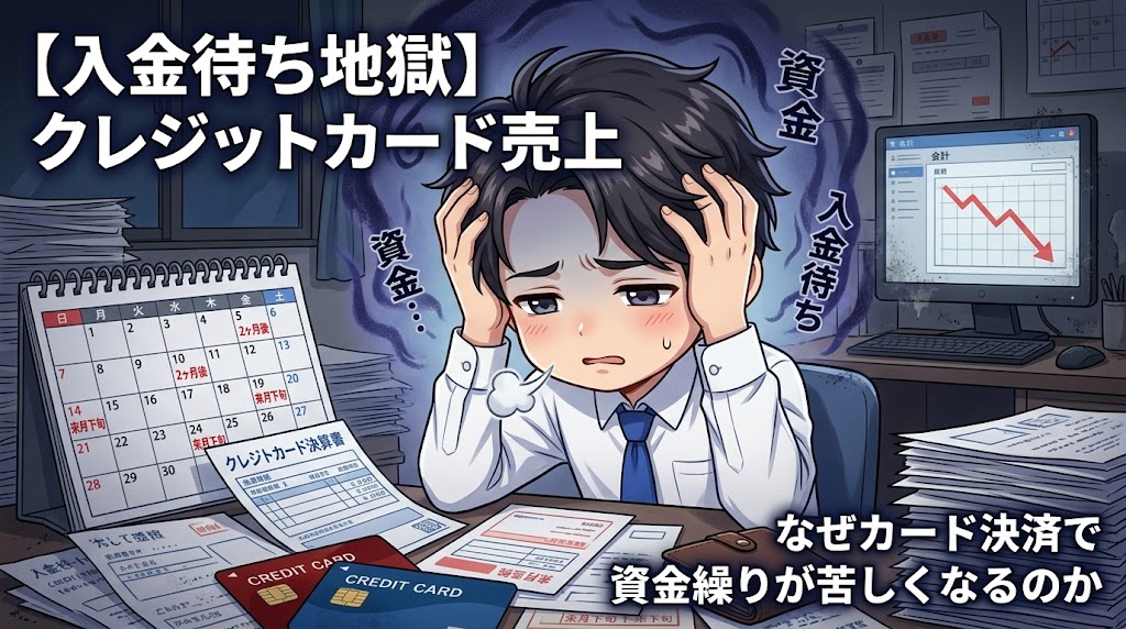 クレジットカード売上の「入金待ち地獄」なぜカード決済で資金繰りが苦しくなるのか
