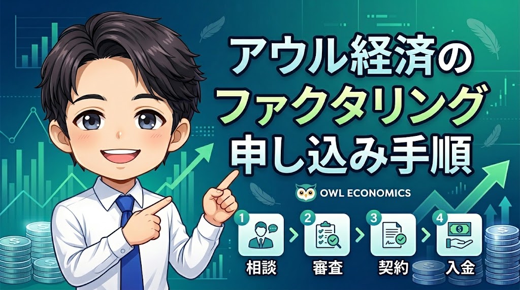 アウル経済のファクタリング申し込み手順