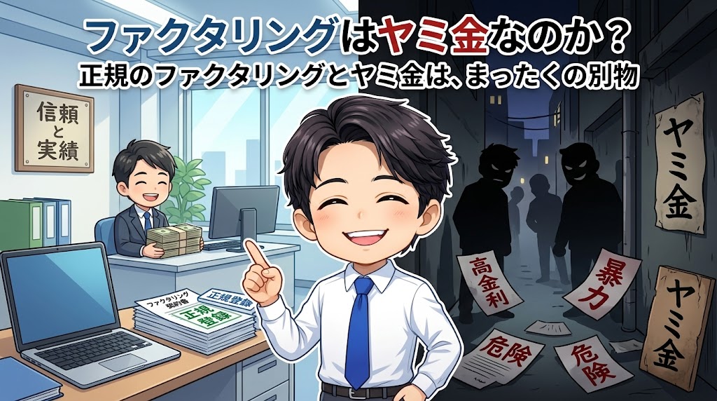 ファクタリングはヤミ金なのか？結論から言う