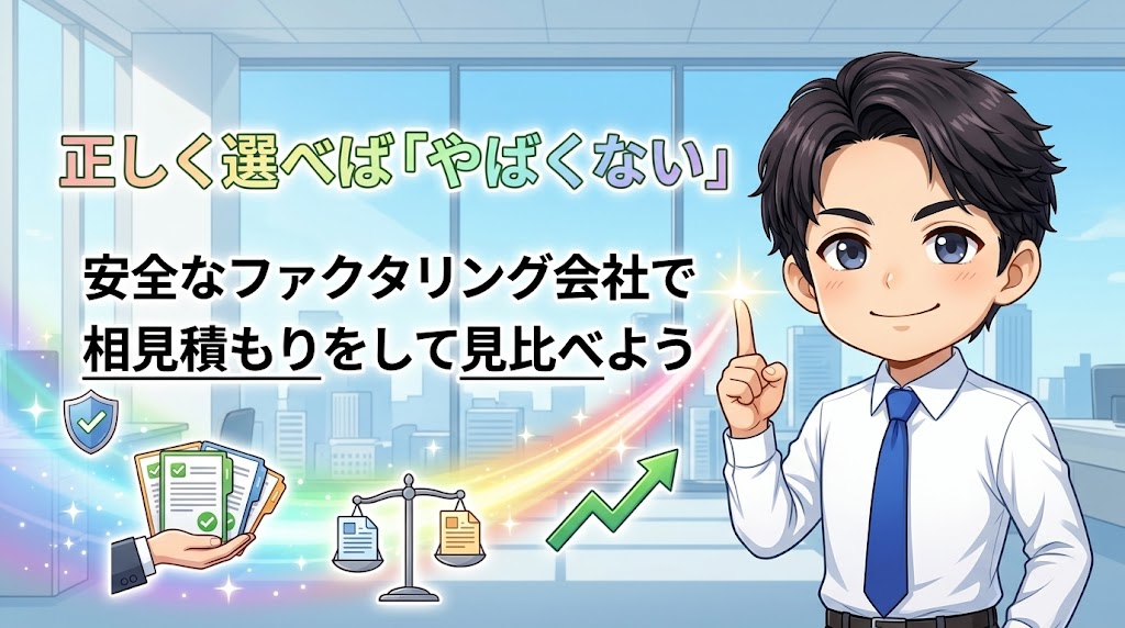 正しく選べば「やばくない」|安全なファクタリング会社で資金繰りを改善しよう