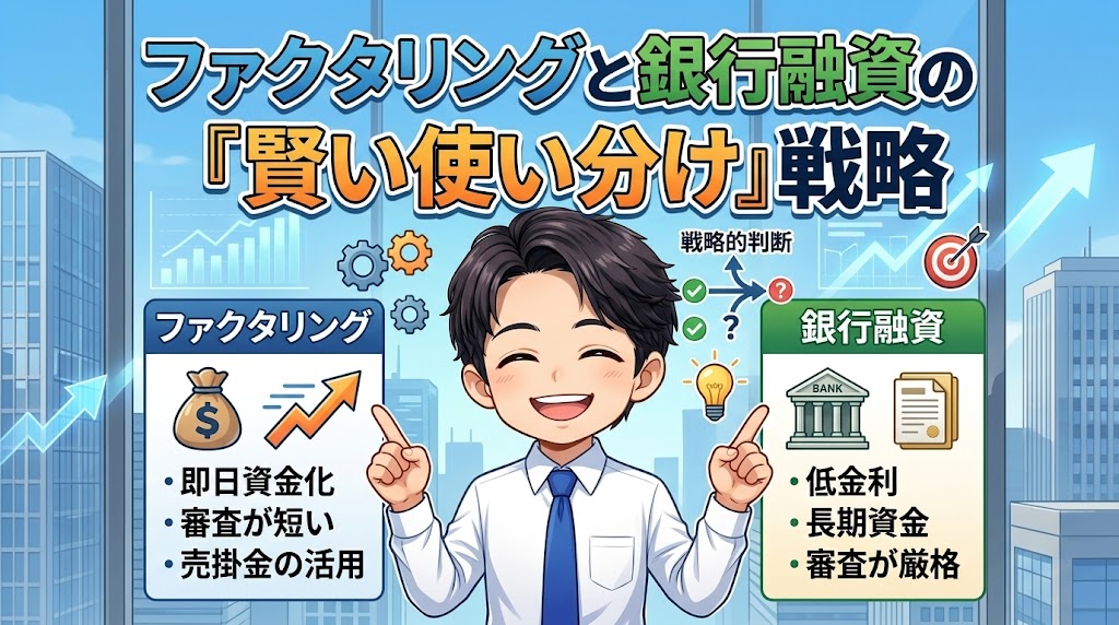 ファクタリングと銀行融資の「賢い使い分け」戦略