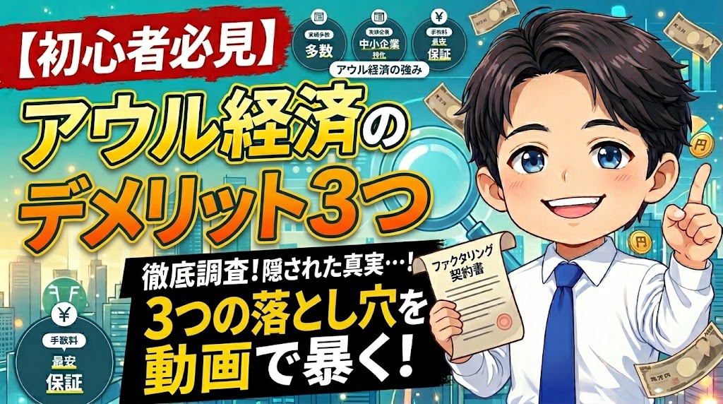 アウル経済のデメリット3つ【正直に伝える】
