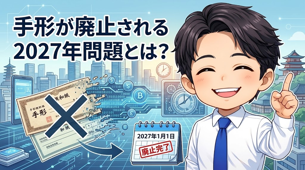 手形が廃止される2027年問題とは？
