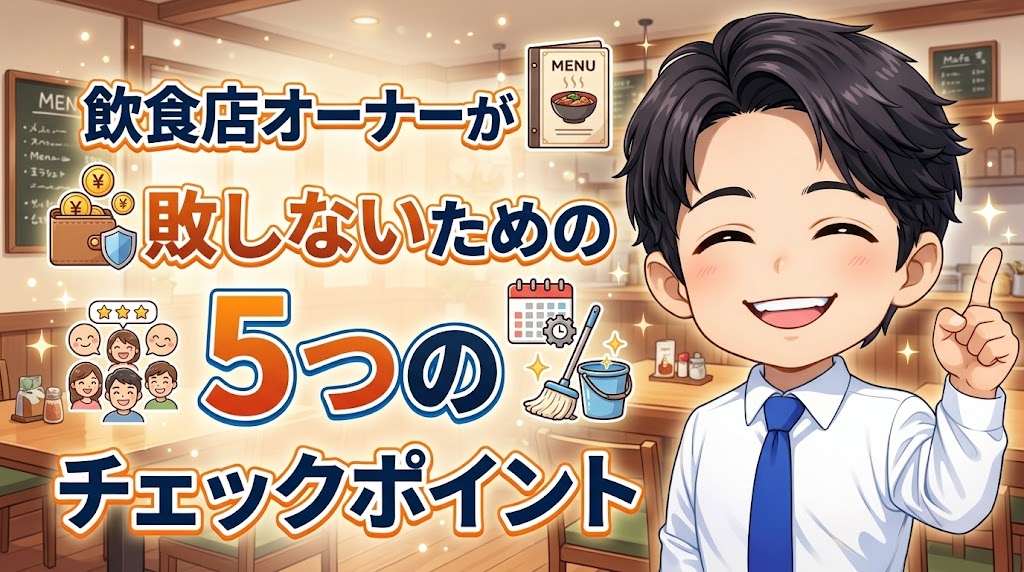 ファクタリング会社の選び方・飲食店オーナーが失敗しないための5つのチェックポイント