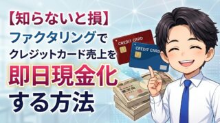 【知らないと損】ファクタリングでクレジットカード売上を即日現金化する方法