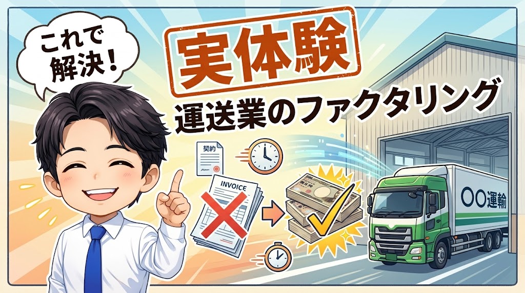 【実体験】運送業のファクタリング｜3社比較で15%の差が出た話