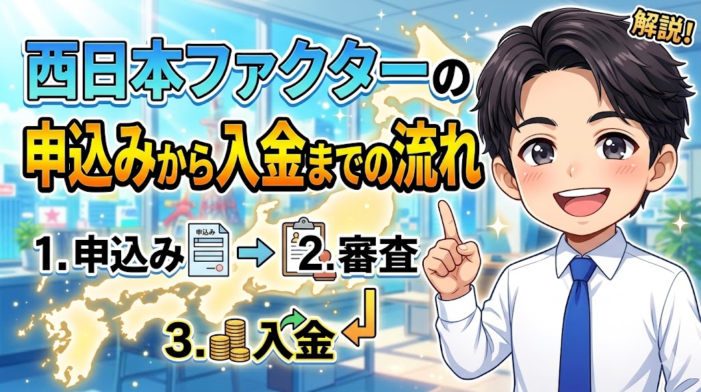 西日本ファクターの申込みから入金までの流れ【迷わず動くための完全ガイド】