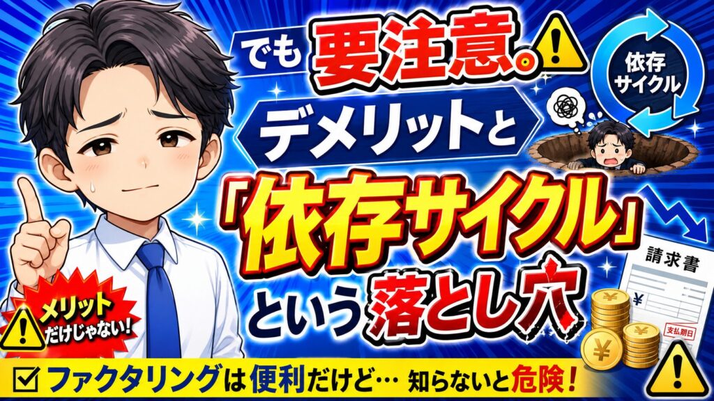 でも要注意。デメリットと「依存サイクル」という落とし穴