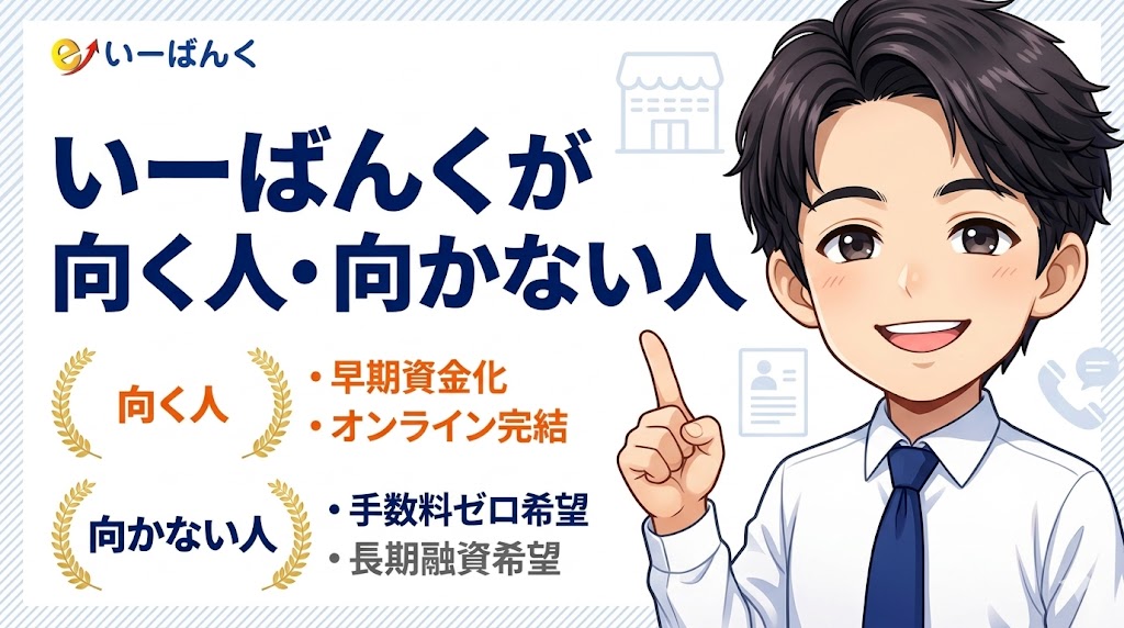 いーばんくが向く人・向かない人【自己診断チェックリスト】