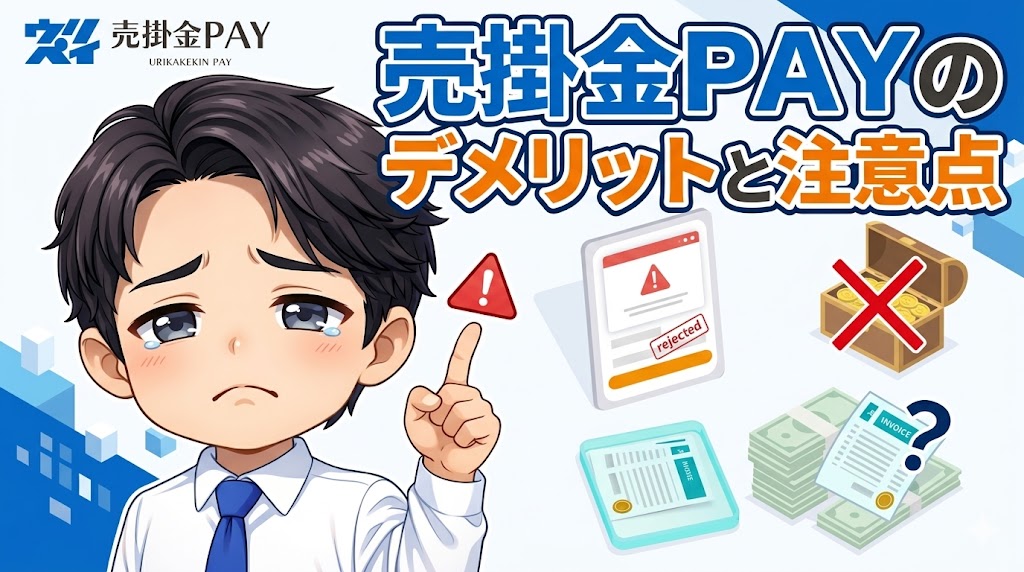 売掛金PAYのデメリットと注意点｜準備物の多さが最大の壁
