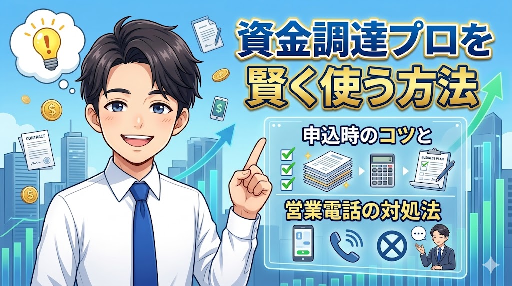 資金調達プロを賢く使う方法