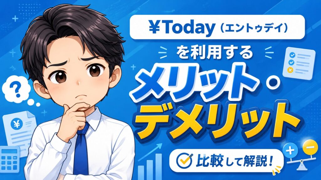 ¥Today（エントゥデイ）を利用するメリット・デメリット