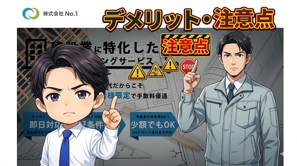 株式会社No.1のデメリット・注意点