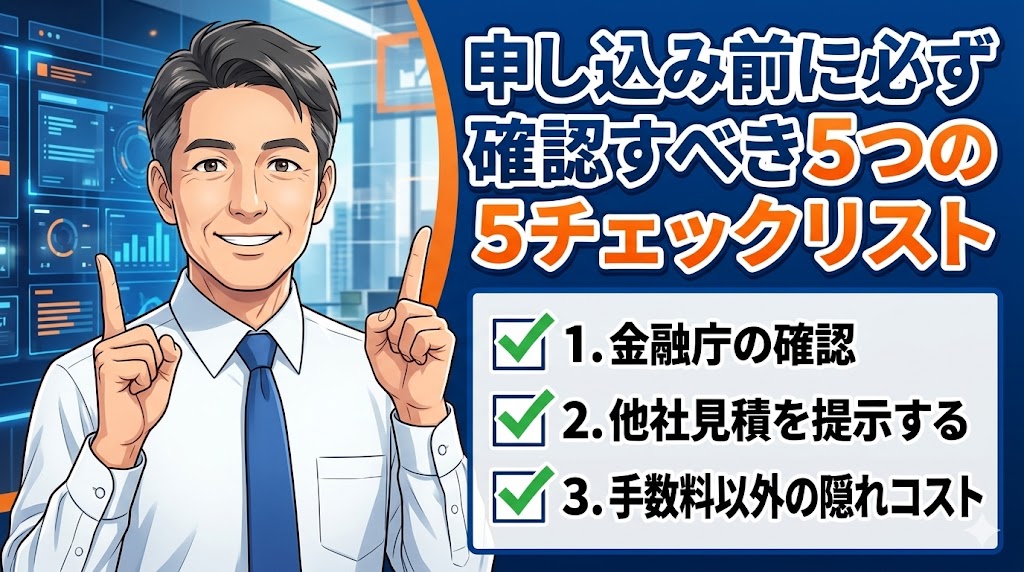 申し込み前に必ず確認すべき5つのチェックリスト
