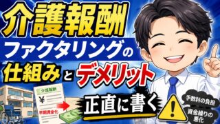 介護報酬ファクタリングの仕組みとデメリットを正直に書く