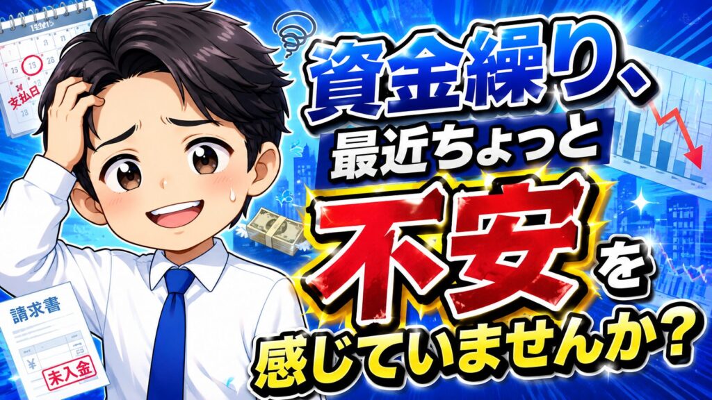 資金繰り、最近ちょっと不安を感じていませんか？