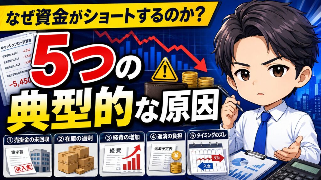 なぜ資金がショートするのか?5つの典型的な原因