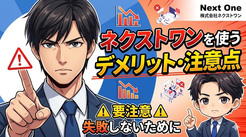 ネクストワンを使うデメリット