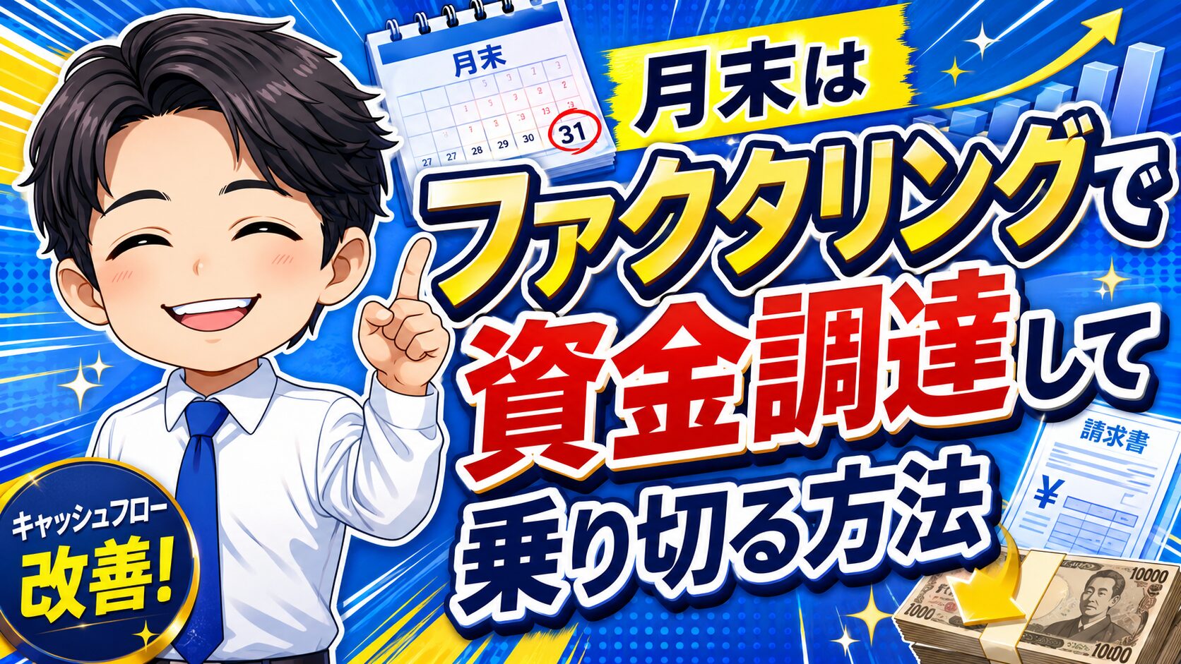 月末はファクタリングで資金調達して乗り切る方法
