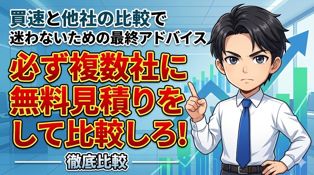 買速と他社の比較で迷わないための最終アドバイス