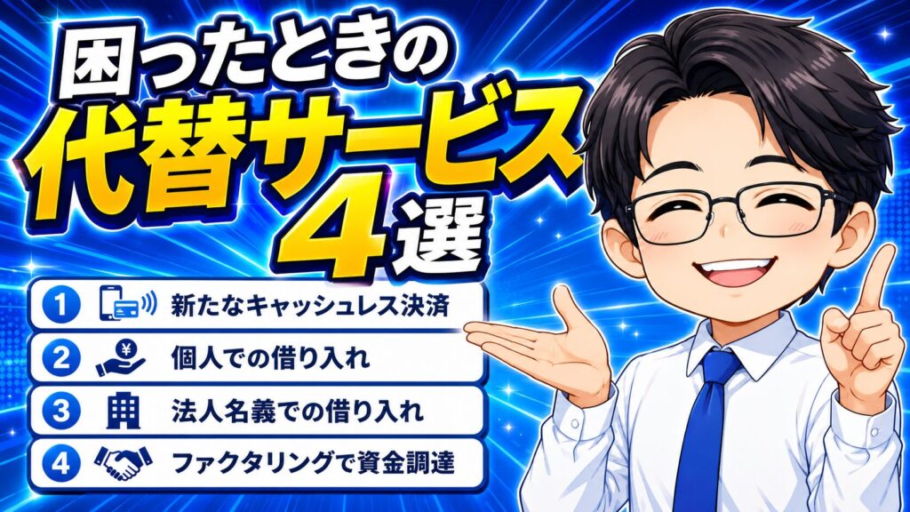 全東信の破産で困ったときの代替サービス4選