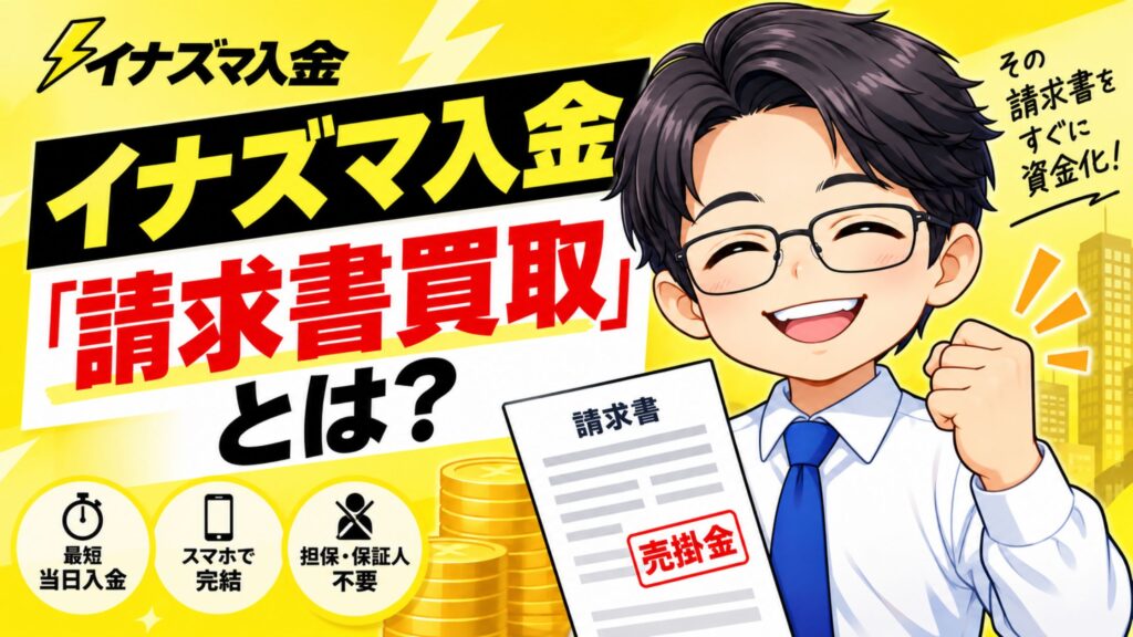 イナズマ入金「請求書買取」とは