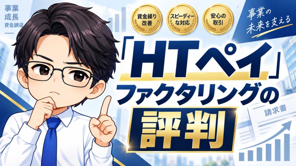 「HTペイ」ファクタリングの評判
