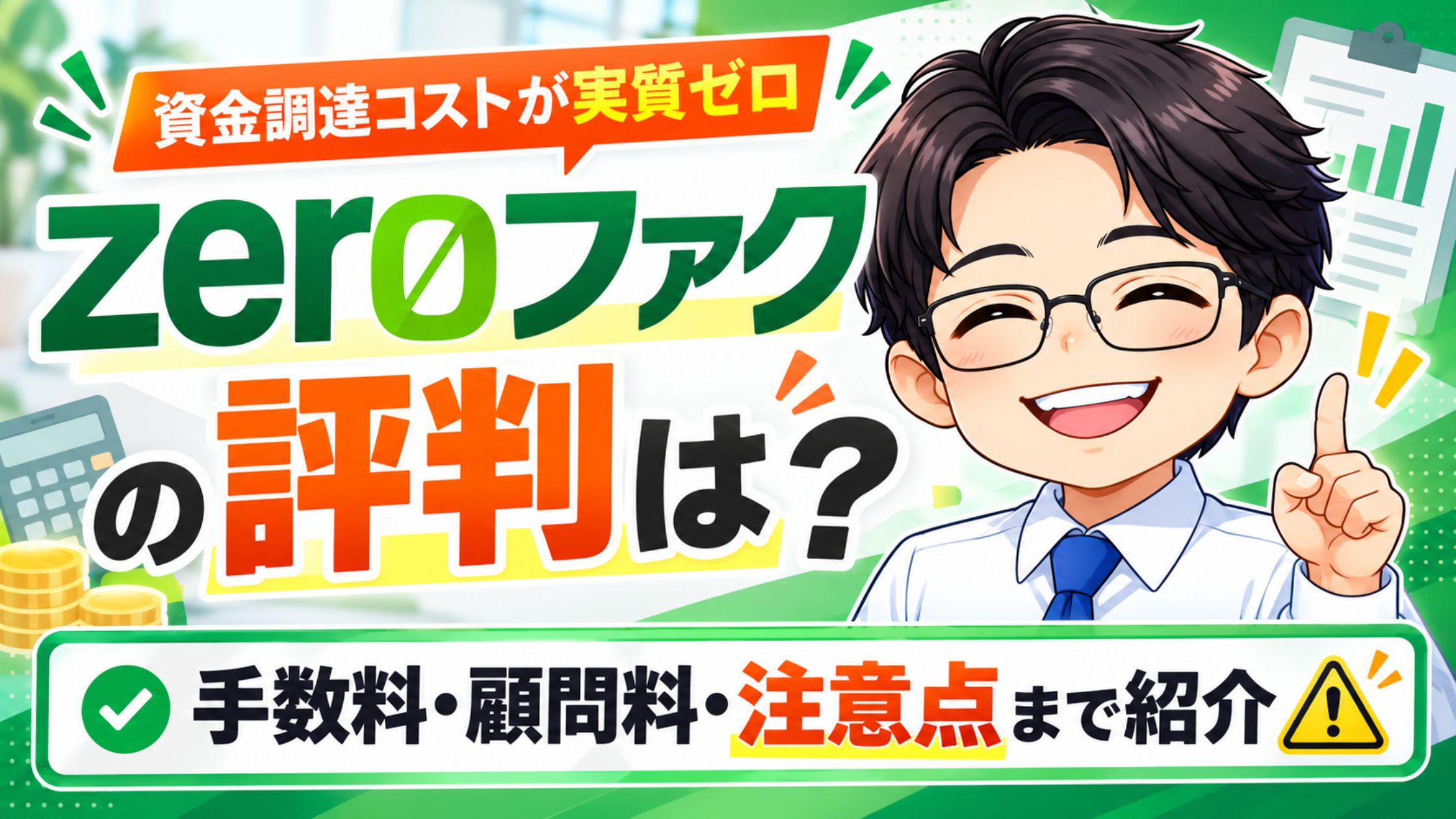 『zeroファク（ゼロファク）』の評判は？手数料・顧問料・注意点まで紹介